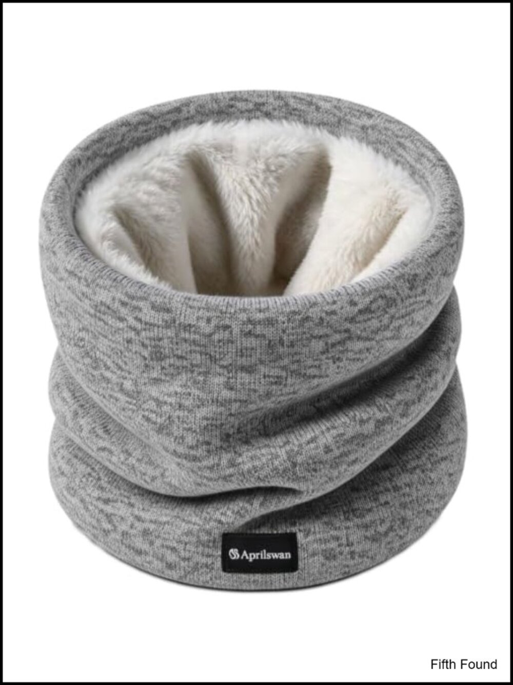 Knitted Neck Warmer Gaiter Acrylic Fleece Lined Winter Ski for Men Women